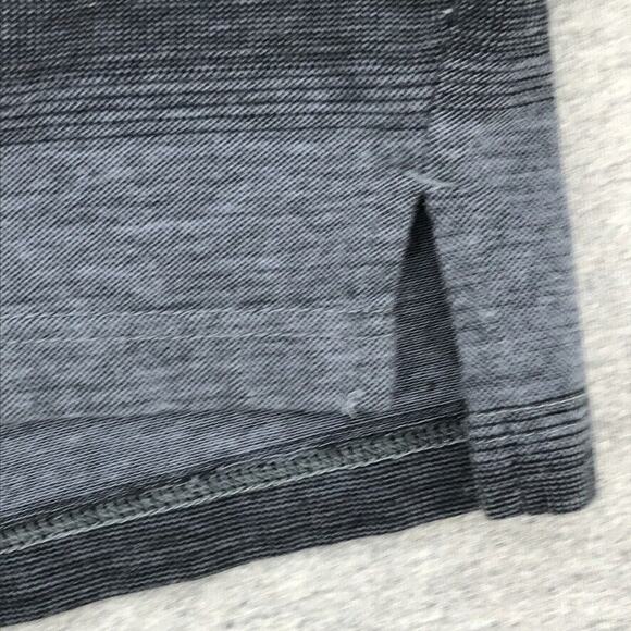 Open Trails Shirt Mens Medium Black Striped Polo Short Sleeve Collared - Picture 6 of 9